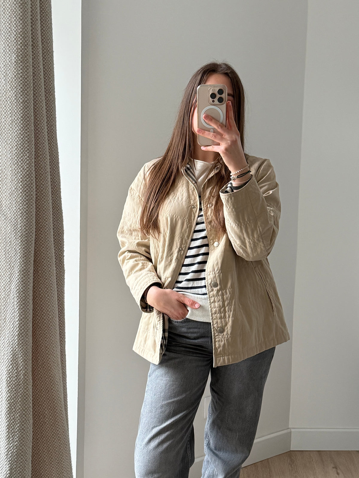 Veste Burberry beige T40