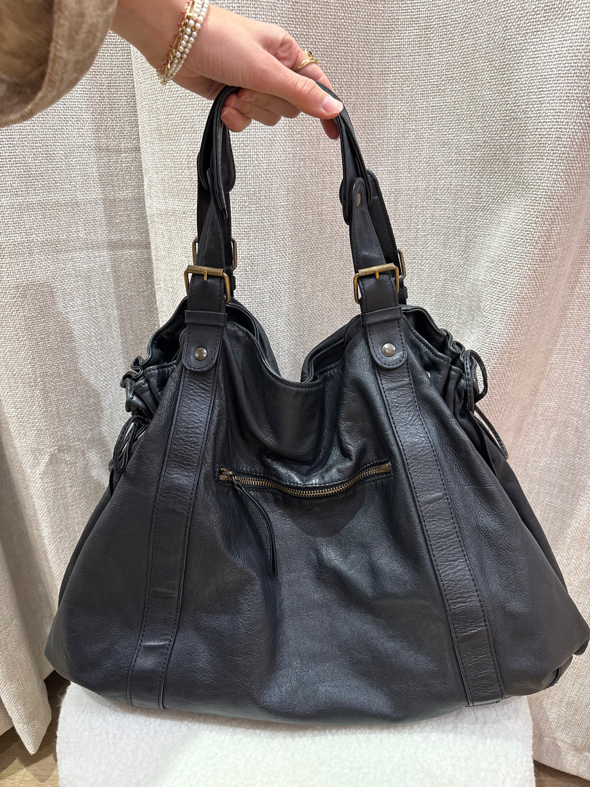 Sac en cuir Gérard Darel grand format