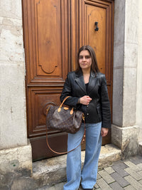 veste blazer noir en cuir lola Taille 38/40