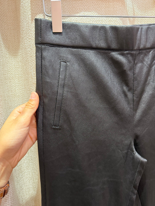 Pantalon en cuir noir Max & moi T.36 29/08