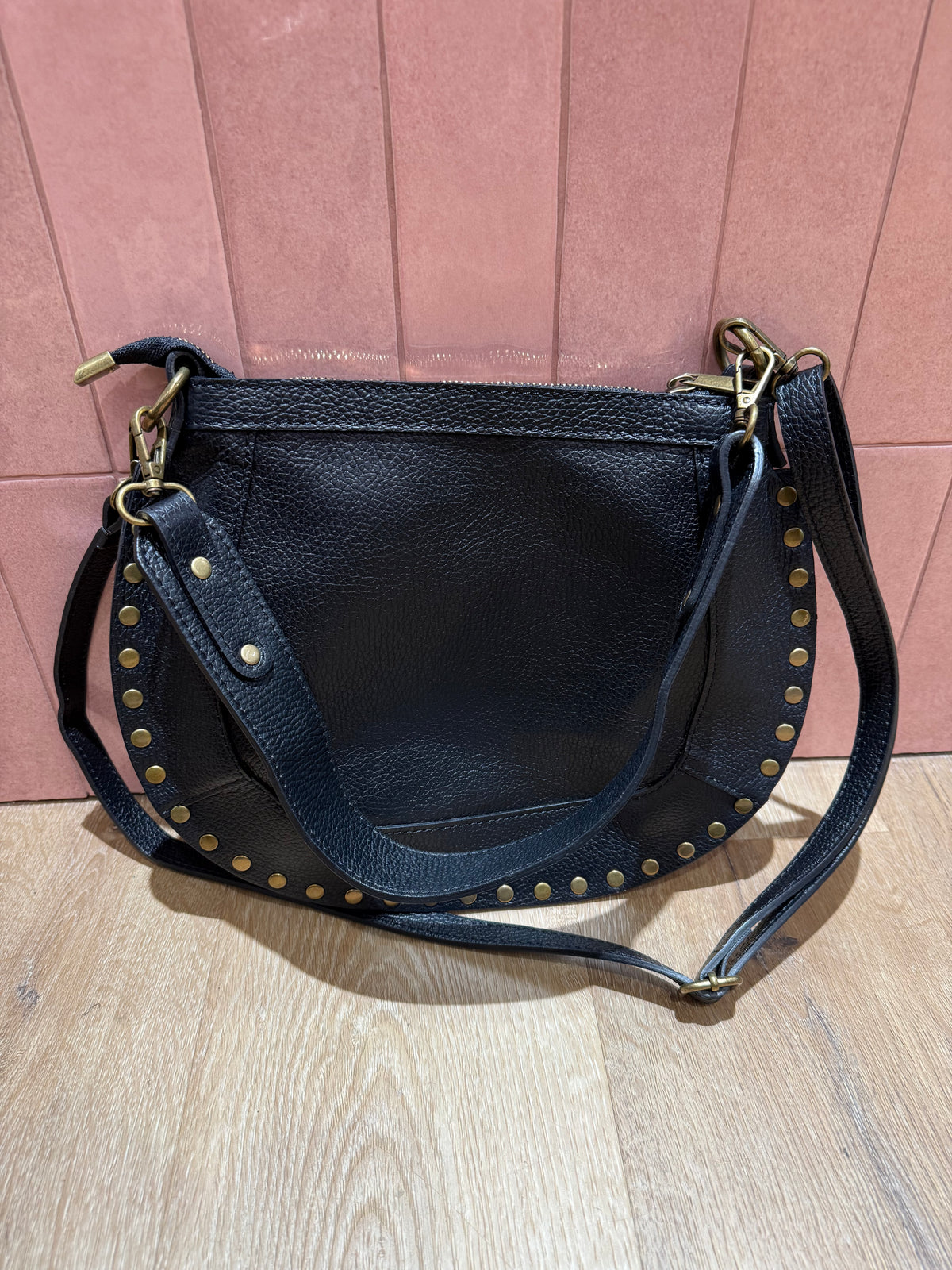 Sac cuir noir état neuf