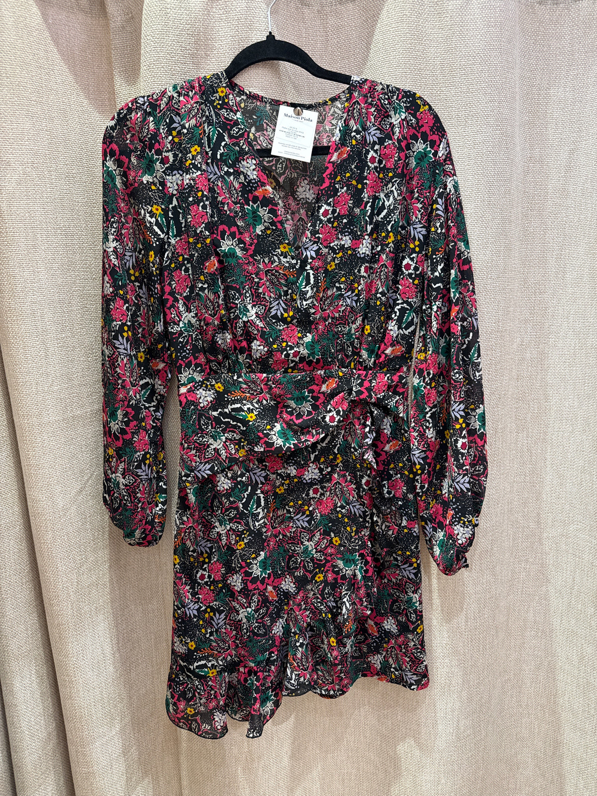 Robe noir et rose IKKS (T.34/36)