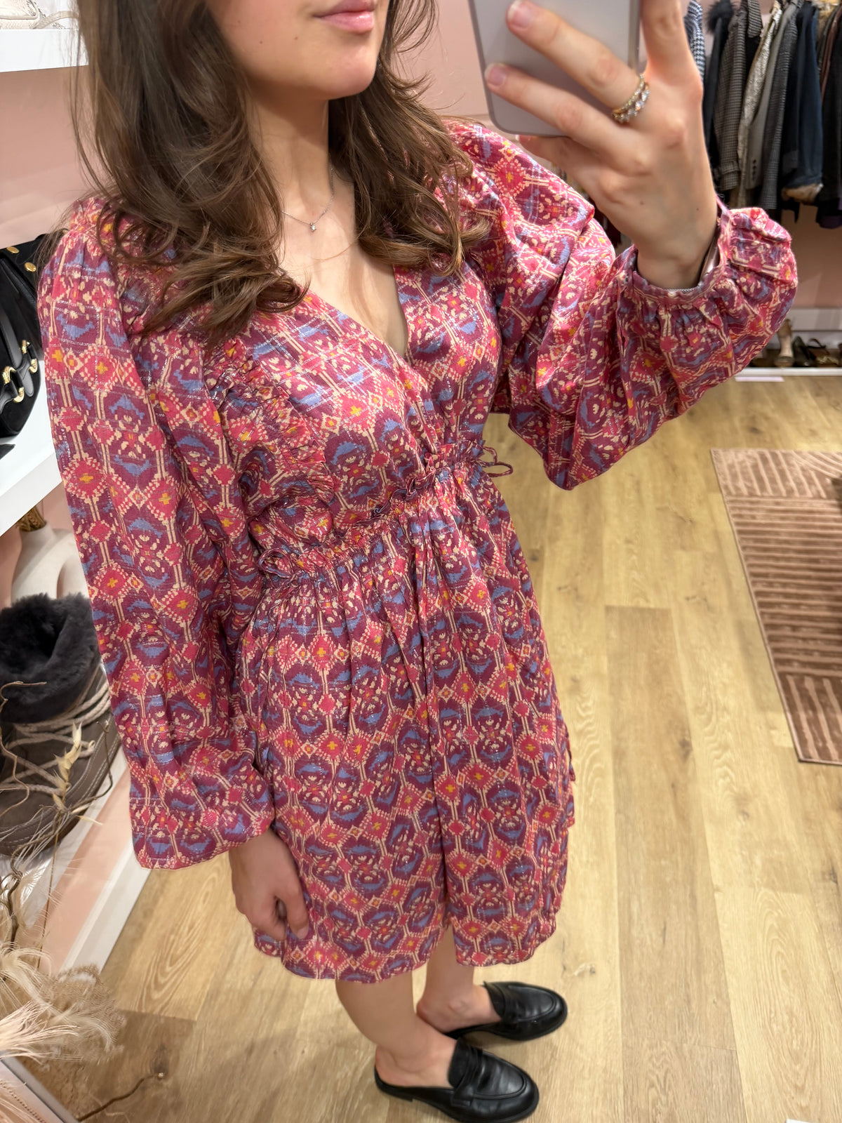 Robe rose et beige Sézane T.36 01/09