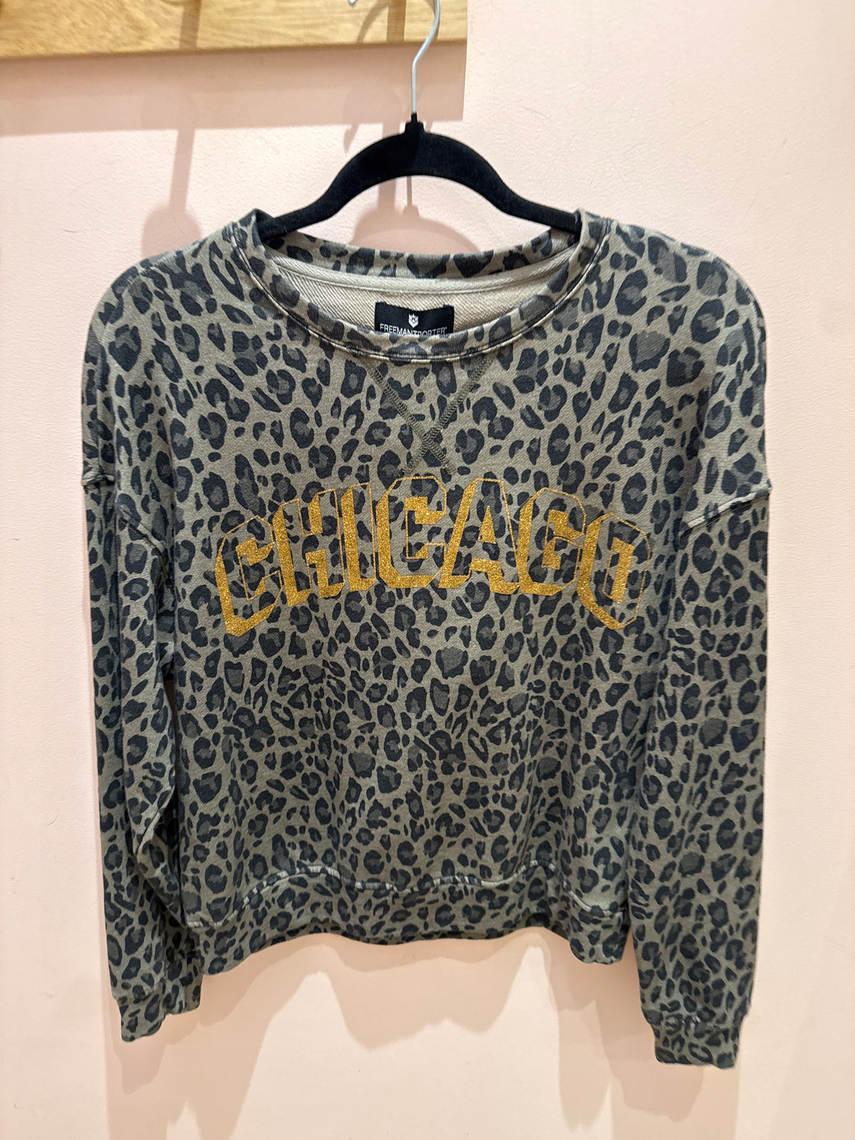 Sweat Freeman kaki léopard T.S/M