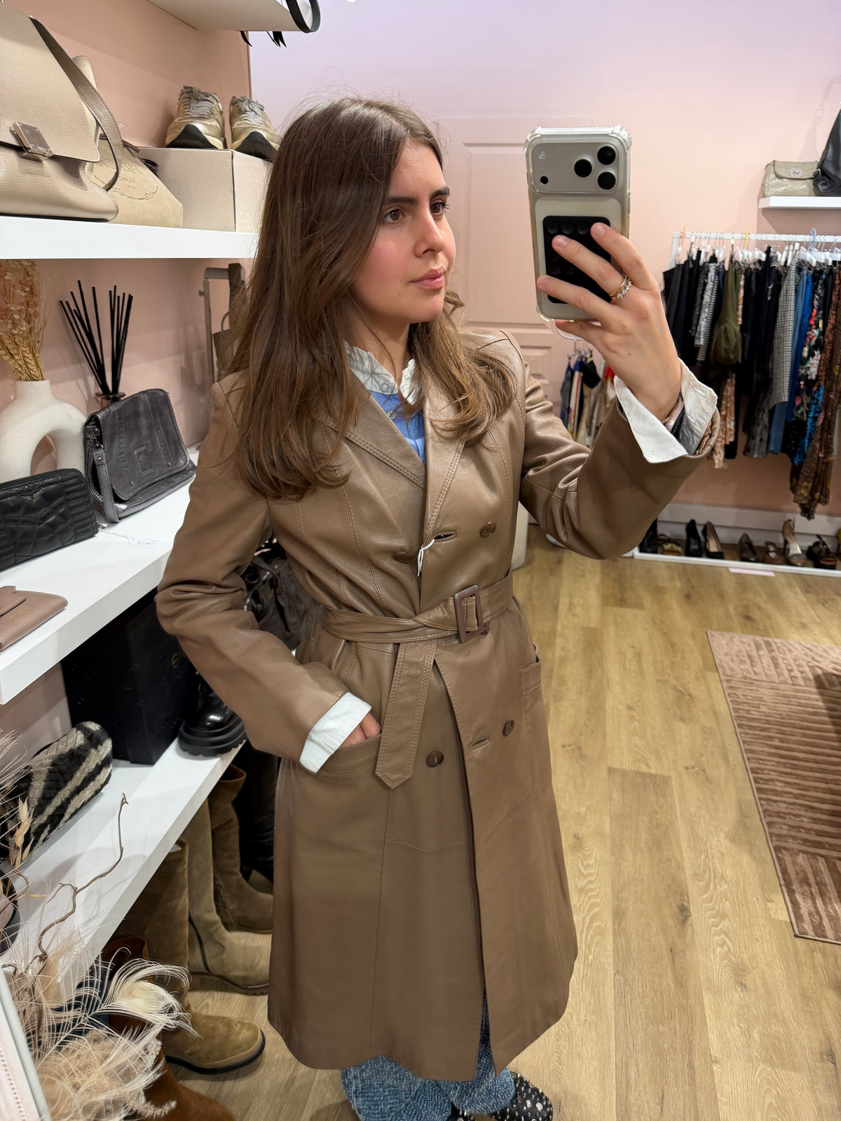 Veste en cuir taille 36 13/10