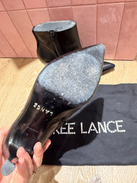 Bottines noires Free Lance, talons intérieur argenté - T.37 15/09