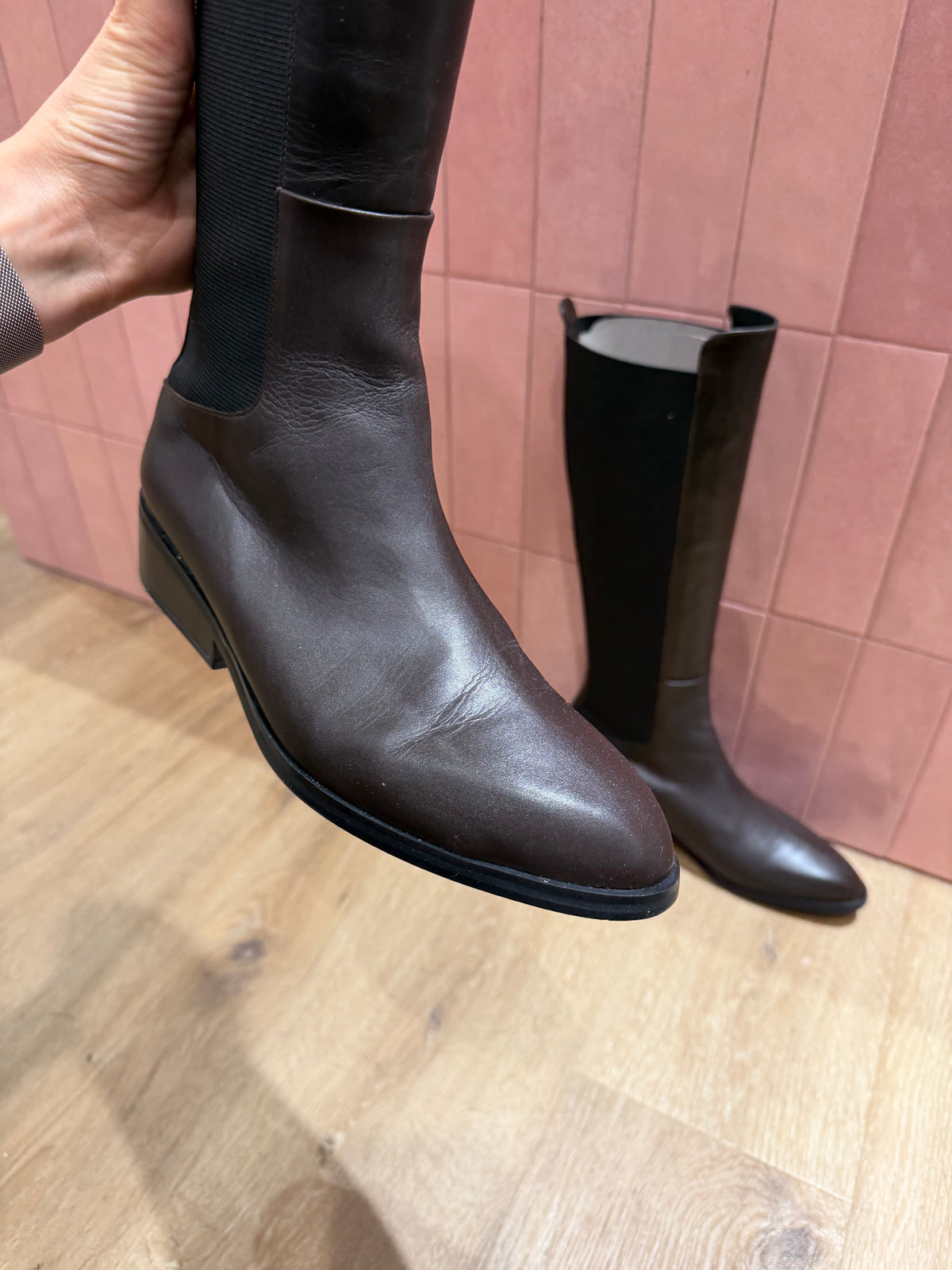 Bottes marron Clergerie T.36 1/2 23/10
