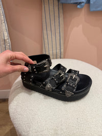 Sandales The Kooples noires T.37
