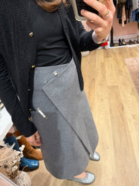 Jupe grise Céline 13/10 T.36