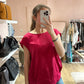 Top rose maison 123 neuf T.44