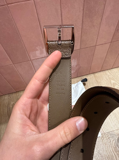 Ceinture marron Gucci 85/34