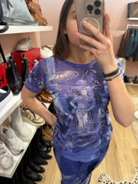 Top bleu Jean-Paul Gaultier T.M