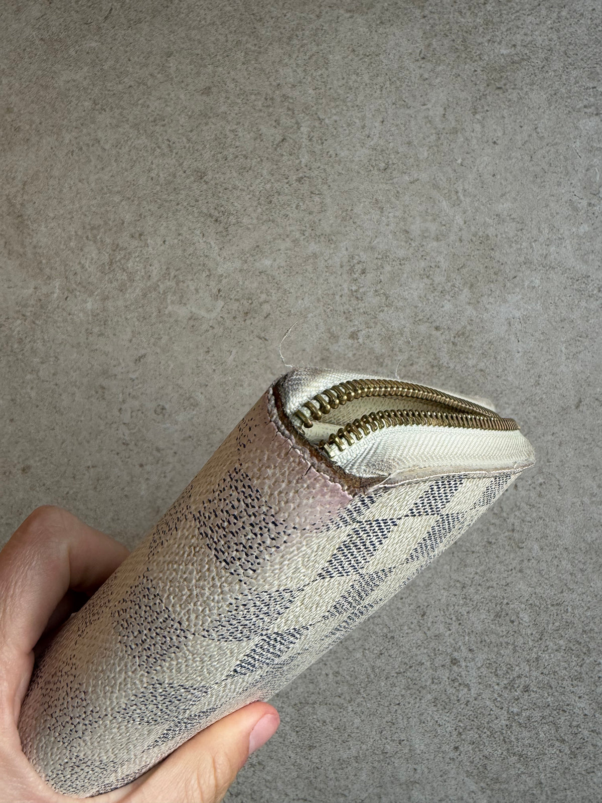 Porte-feuille Louis Vuitton damier azur 13/08