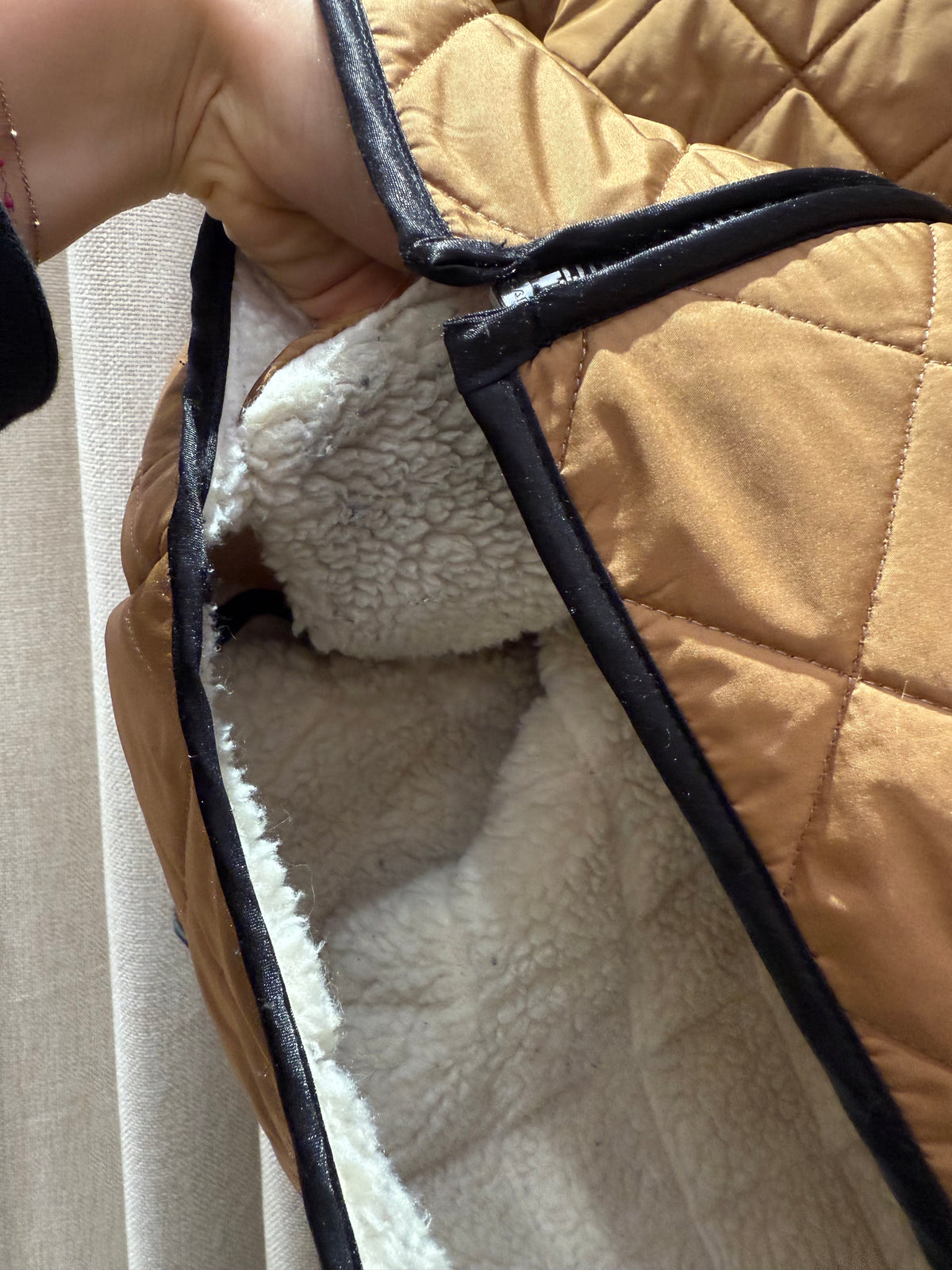 Manteau blanc I.Code fausse fourrure T.40