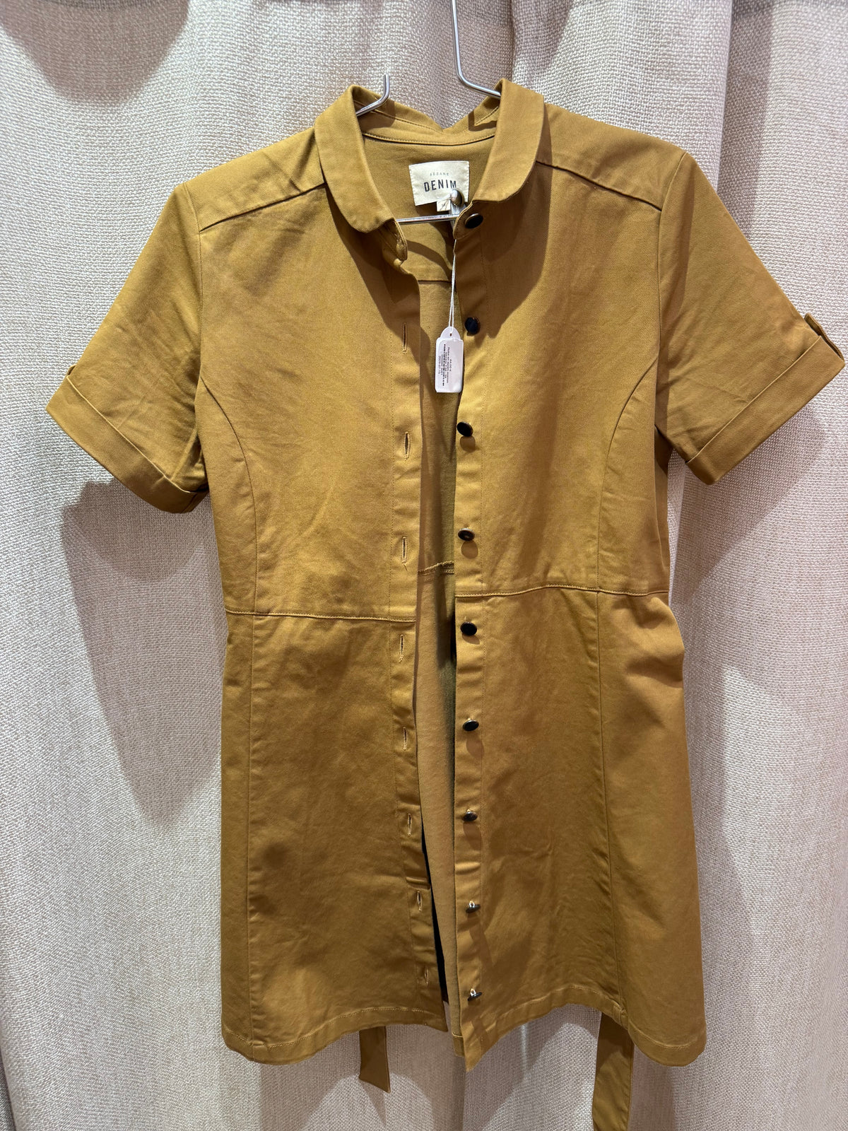 Robe en denim marron Sézane T.38 25/07