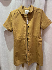 Robe en denim marron Sézane T.38 25/07