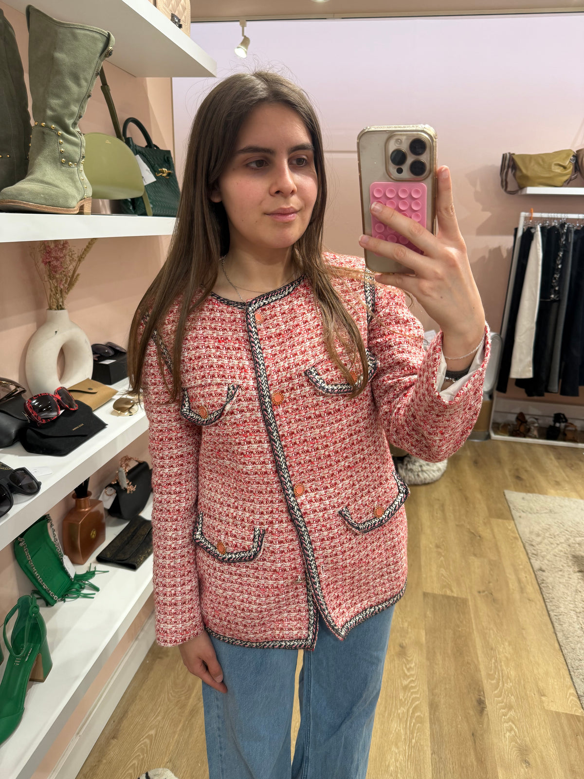Veste rouge Maje T.M 07/06