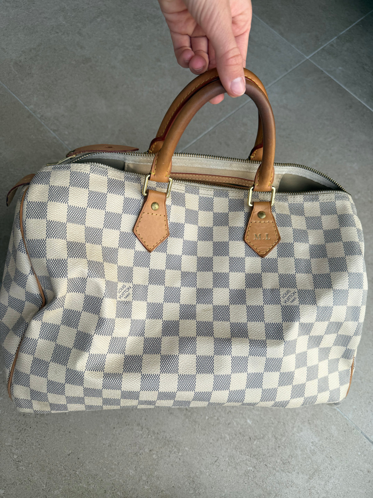Sac speedy damier azur 35 Louis Vuitton