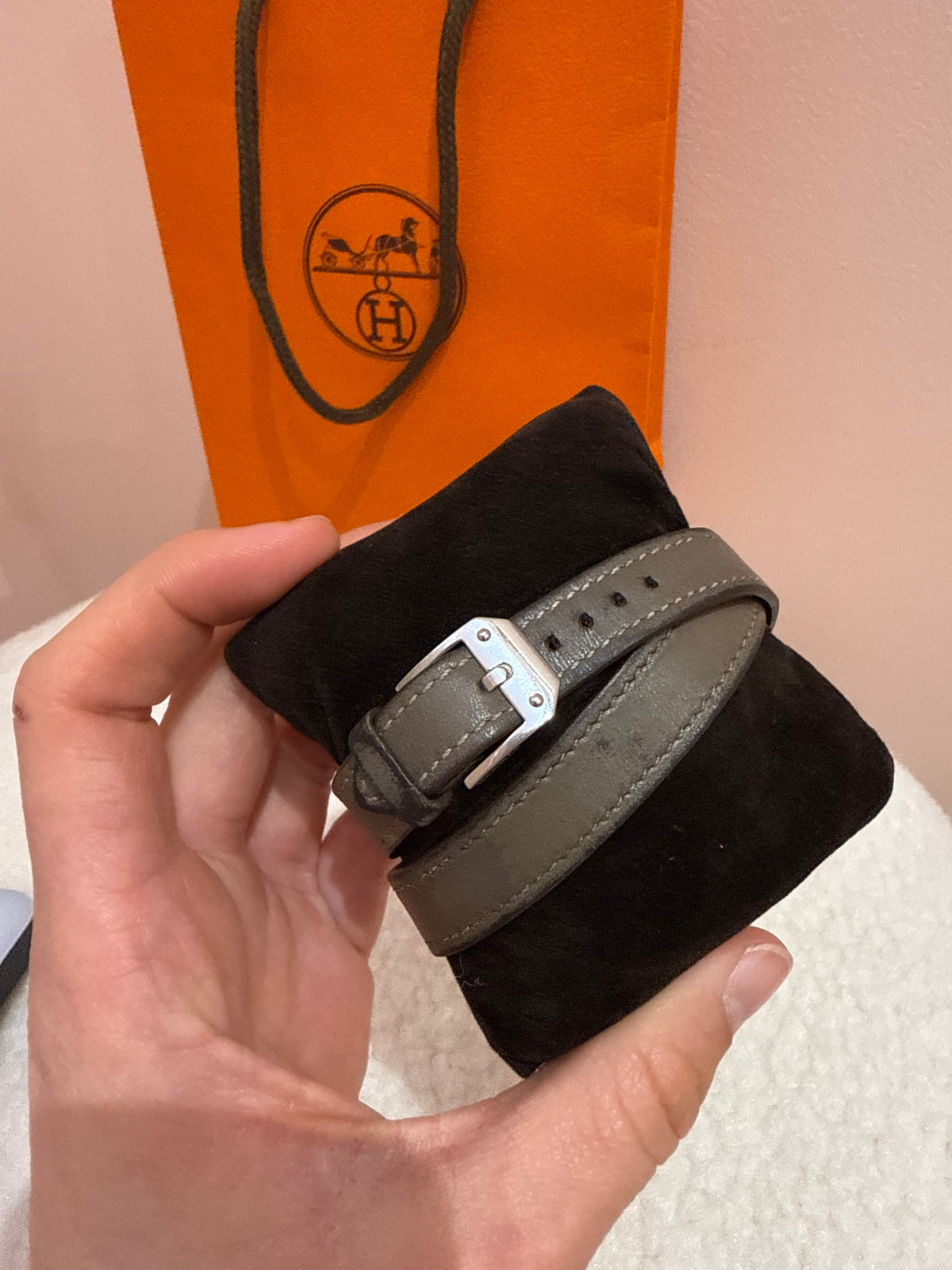 Montre hermes bracelet étoupe