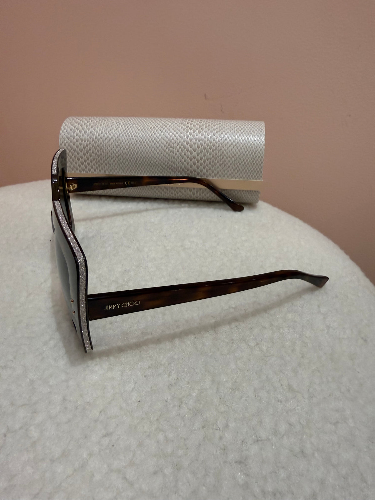 Lunettes Jimmy choo marron