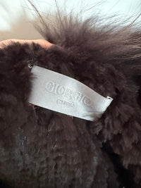 Manteau fourrure giorgio T.38 12/08