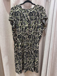 Caroll robe verte et noire 44