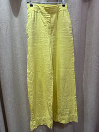 Pantalon Zara jaune T.XS