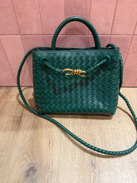 Sac vert tressé