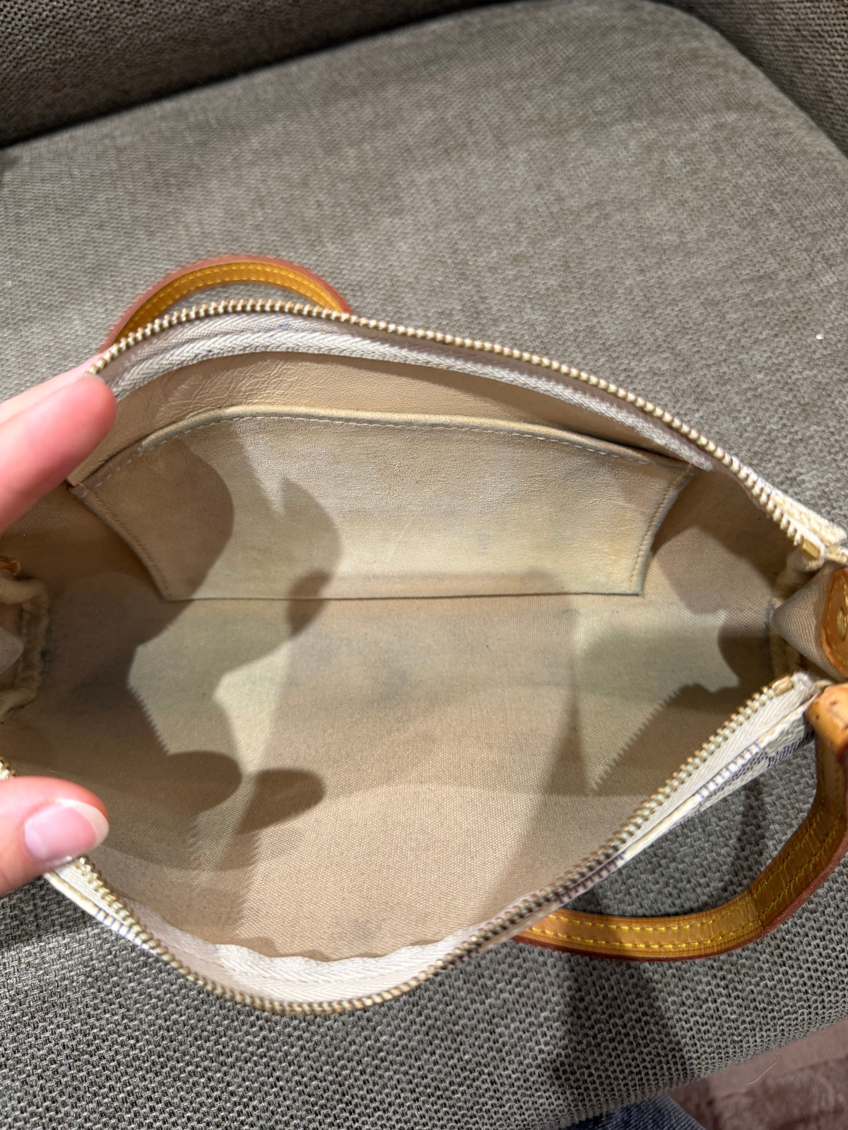 Sac Eva Louis Vuitton damier azur 17/09