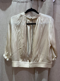 Sessùn Top beige en satin T.M 24/07