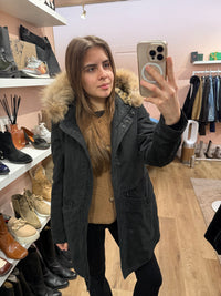 Doudoune noire I.Code T.40