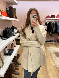 One Step - Blazer beige serpent - T.42