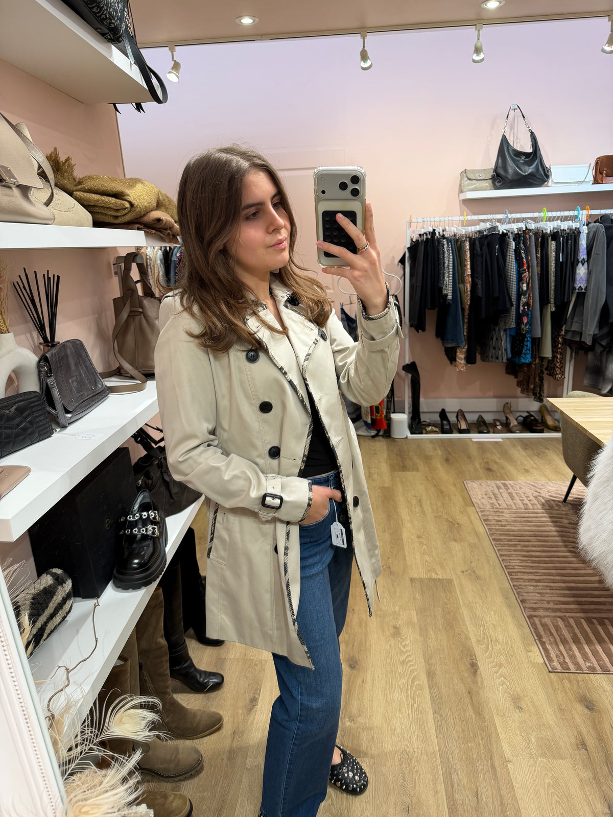 Trench beige Burberry - T.36 15/10