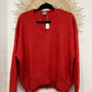 Pull rouge alpaga laine Hugo boss