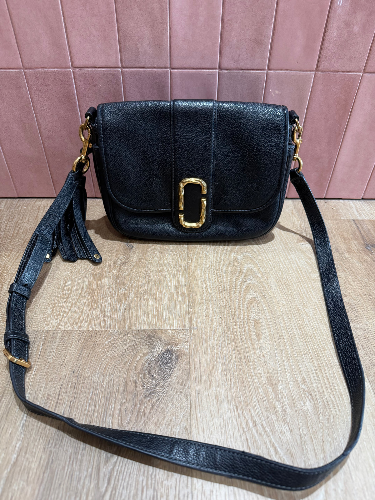 Sac marc Jacobs noir en cuir 06/08