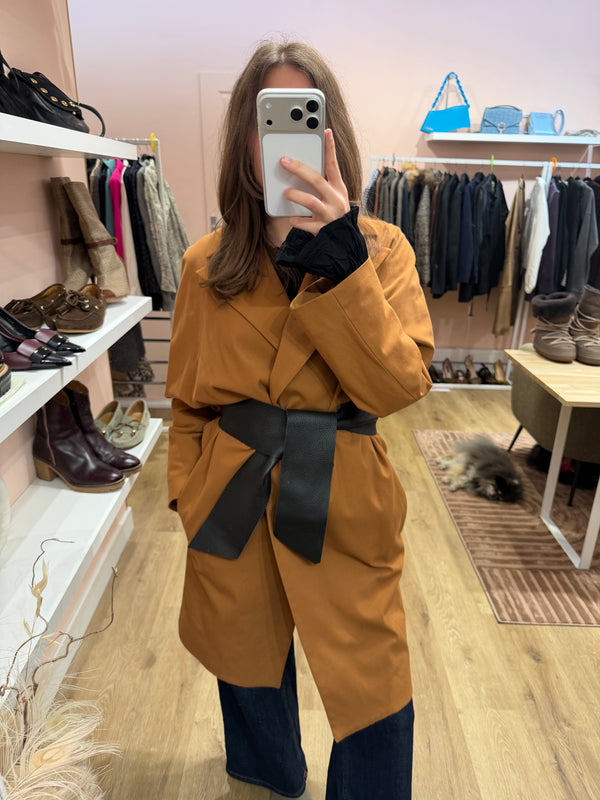 Trench Ba&sh Marron avec ceinture T.M/L 08/09