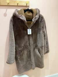 Veste Gérard Darel marron peau T.M