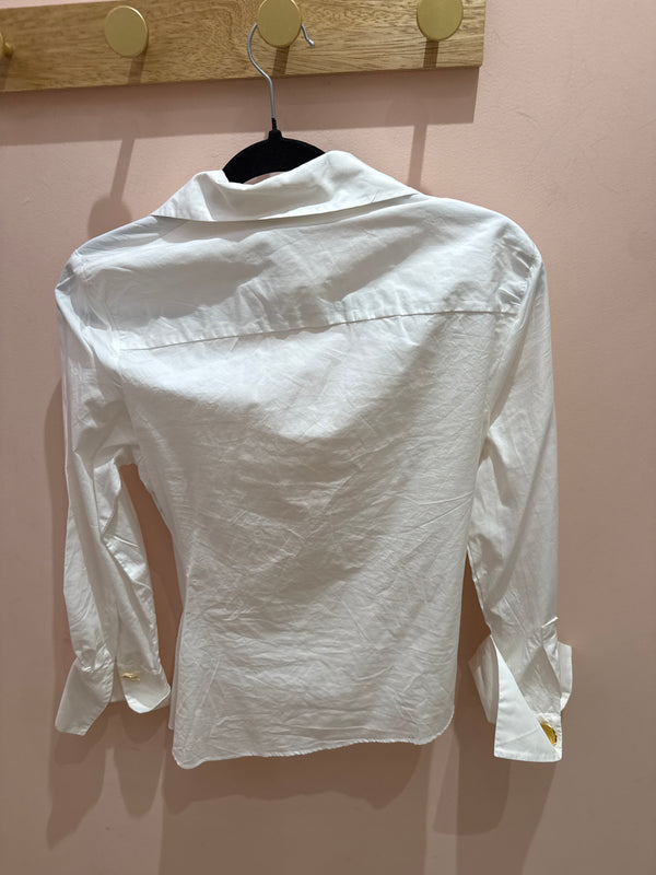 Chemise croisee beige Zara T.M
