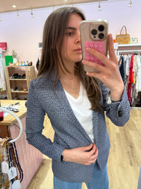 Blazer The Kooples Bleu et blanc T.36 07/06