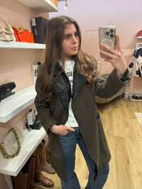 Manteau long IKKS Kaki T.M