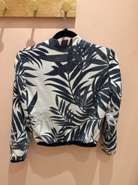 Bomber bleu et blanc T.S