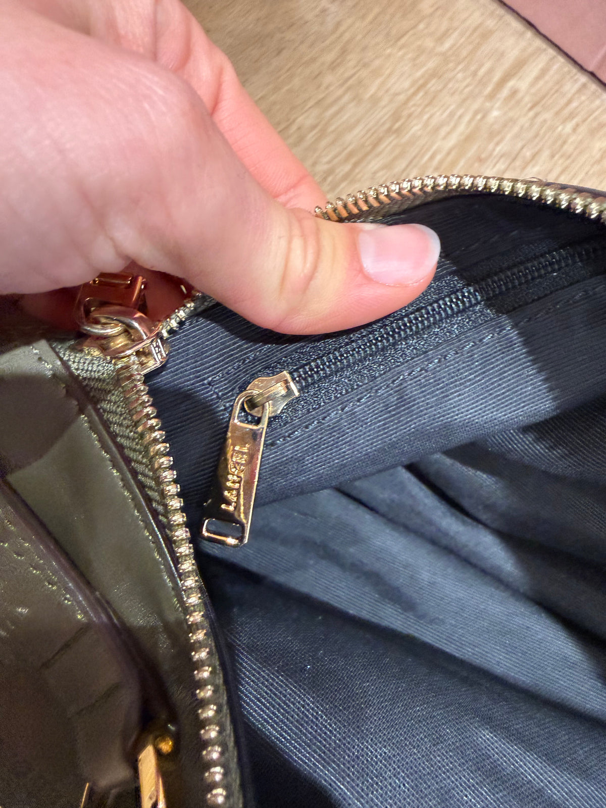 Sac lancel vert en cuir