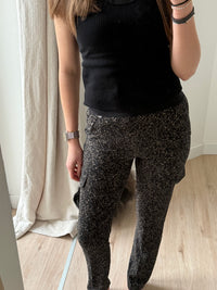 IKKS Kaki et noir Pantalon T.34