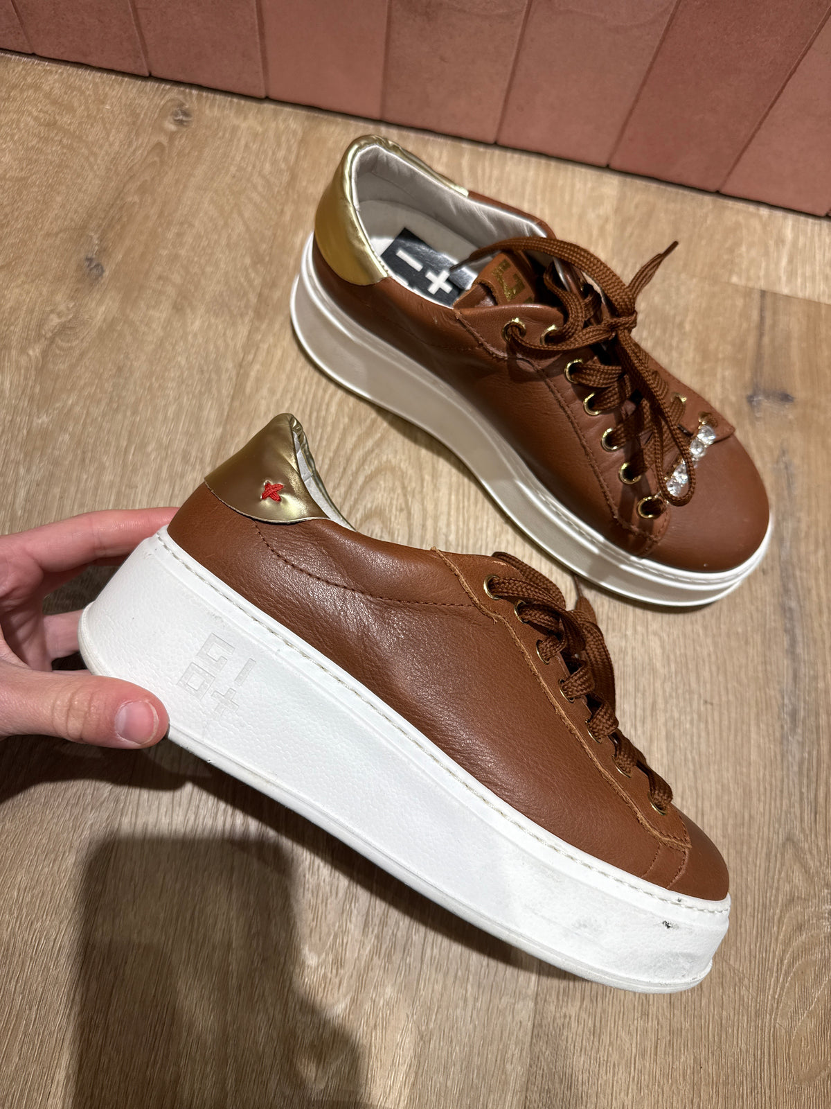 Baskets marron GIO+ T.36