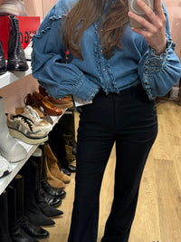 Pantalon bleu à boutons Maison 123 T.36