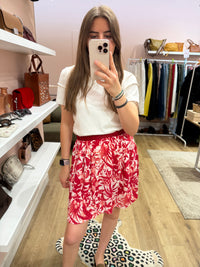 American Vintage Jupe Rouge et blanc T.38 12/07