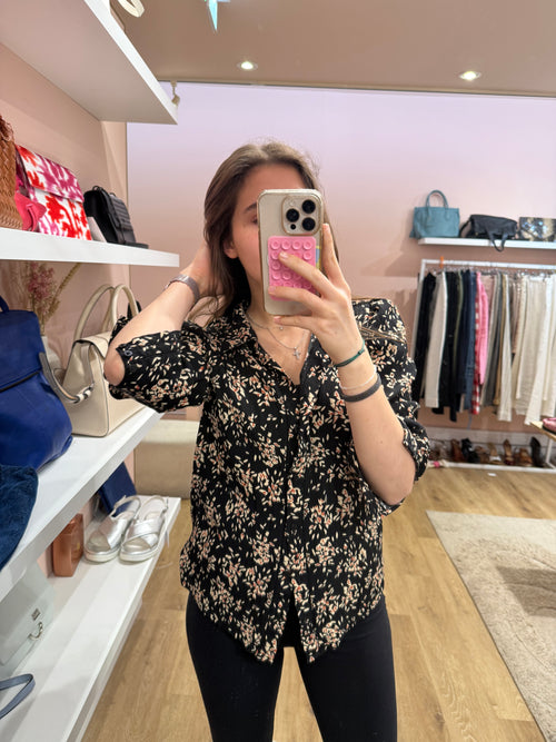 Chemise noire et blanche ba&sh T.XS 31/05