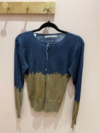 Gilet Acoté Marron et bleu T.M