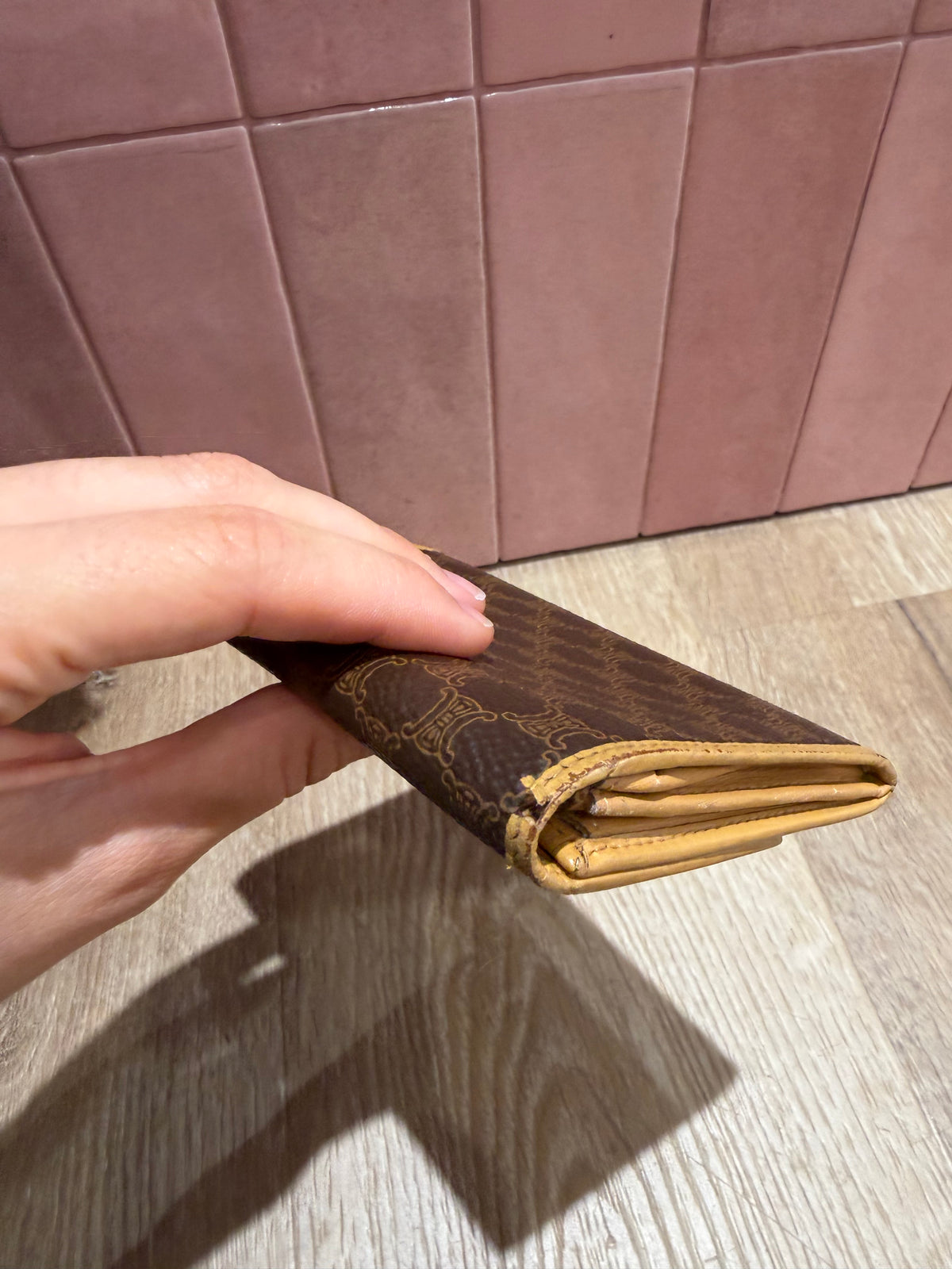 Porte-feuille Céline monogramme 08/08