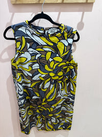 Robe Max Mara Marron et jaune T.L